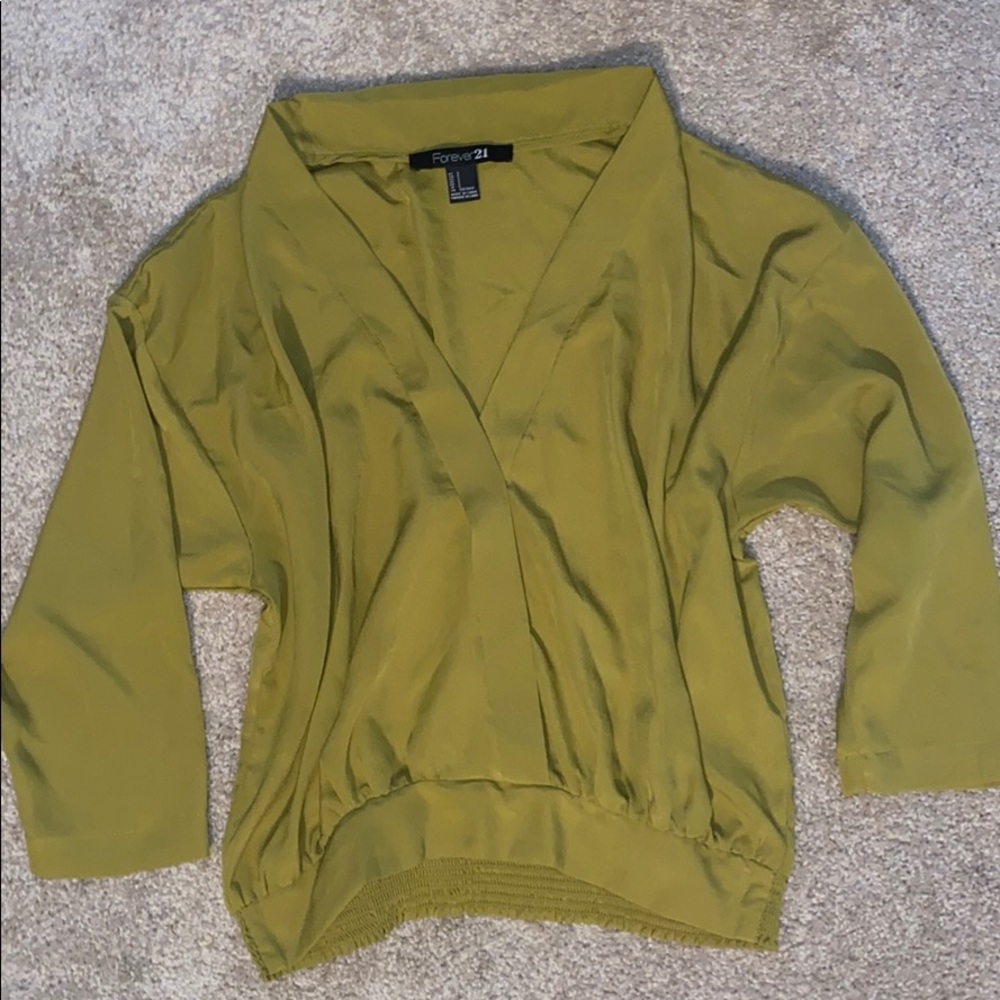 Olive F21 Top